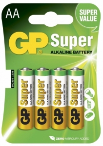 Baterie alcalina R6 (AA) Super GP